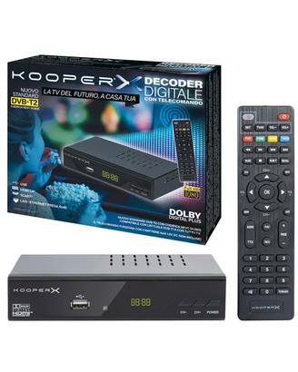 Decoder HD Dvbt-2/Hevc H265 Kooper X
