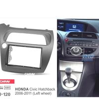 CORNICE NERA RADIO 2-DIN PER HONDA CIVIC HATCHBACK