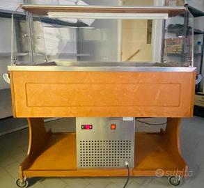 Carrello refrigerato in legno