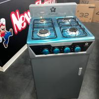 ✨ Cucina a Gas 4 Fuochi Staylux – Modello Poker ✨