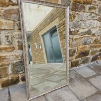 Specchio grande vintage 116x66 con cornice decor.