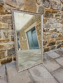 Specchio grande vintage 116x66 con cornice decor.