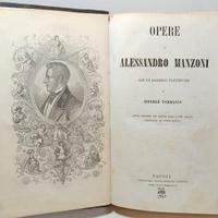OPERE DI ALESSANDRO MANZONI. 1860