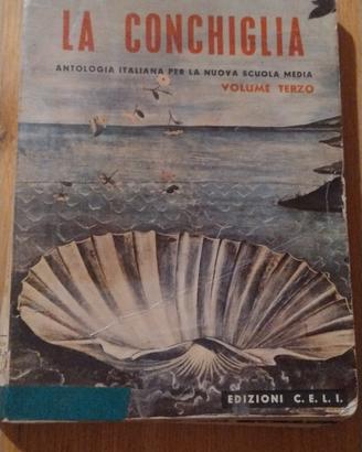 Libro antico La conchiglia Antologia Italiana