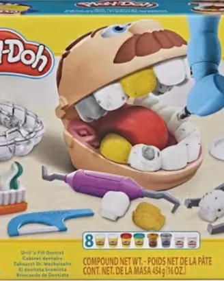 Gioco dentista Play-Doh per posta modellabile