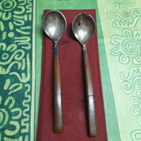Coppia cucchiai antichi provenienti dal Perù 