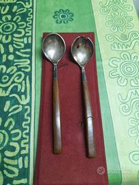 Coppia cucchiai antichi provenienti dal Perù 