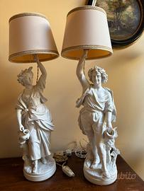 Lampade in ceramica capodimonte
