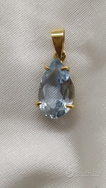 Ciondolo in oro con topazio