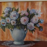 MUSEALE Quadro Olio s/Tela impress.franc.cm.86x68