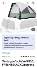 tenda tetto Van DechatlonCERCO