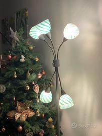 Lampada a stelo da terra Murano anni ‘70