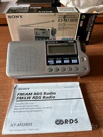 Radio portatile Sony con Rds funzionante vintage