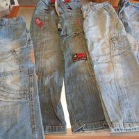 4 jeans ragazzo e bimbo