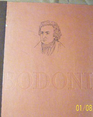 Libro anno 1990 BODONI Conoscere Bodoni nel 250.mo