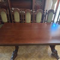 Tavolo in massello + 6 sedie