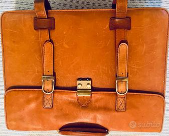 Ventiquattrore di pelle vintage