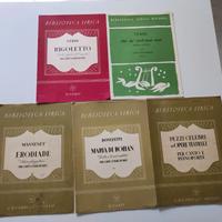 Spartiti musicali Ricordi Verdi Donizetti Massenet