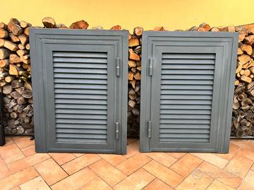2 PERSIANE SINGOLE BLINDATE IN FERRO ZINCATO