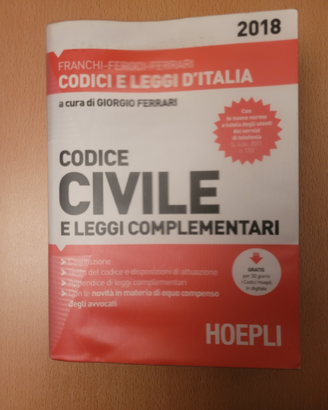 Codice Civile e leggi complementari 2018