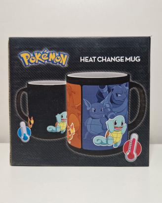 Tazza Termoreattiva Pokemon: Starter Kanto NUOVO