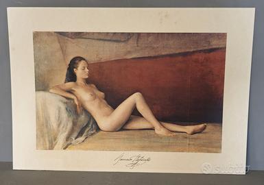 Romano Stefanelli – Modella dormiente – Stampa