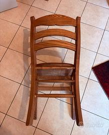 Sedie in legno noce
