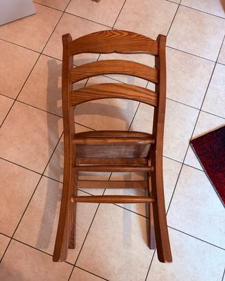 Sedie in legno noce
