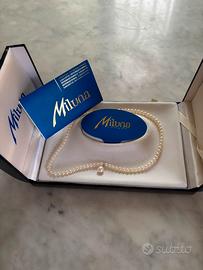 Collana Miluna in perle bianche 4,5-5 mm