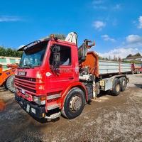 SCANIA 280 Ribaltabile + Gru