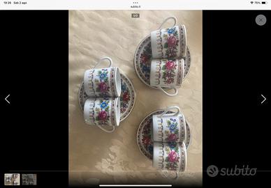 Doppio set tazzine da caffè