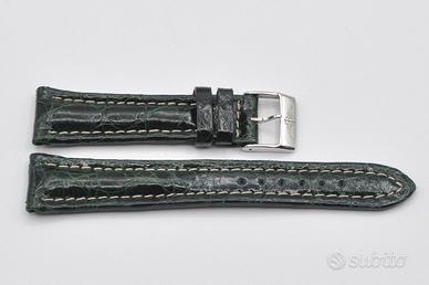 Breitling, cinturino originale in coccodrillo 18mm