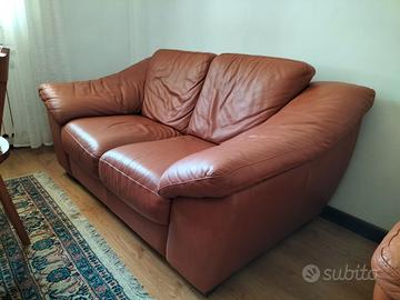 Divano 2 posti vera pelle
