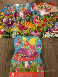 Puzzle fairy garden