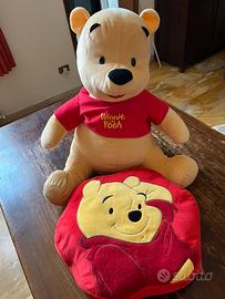 Peluche Winnie The pooh +cuscino