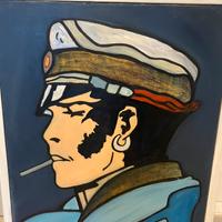 Corto Maltese tela ad olio