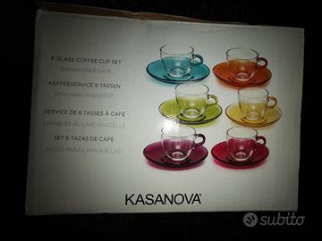 kasanova. set caffè 6pz