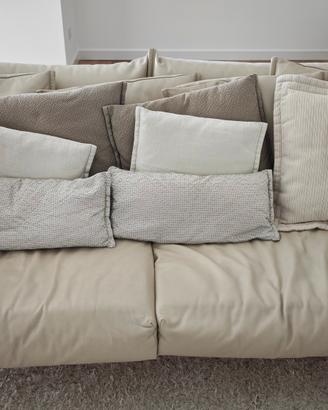 Divano Moroso in pelle - Modello Gentry