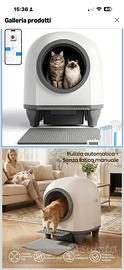 Lettiera Automatica per Gatti 90L con APP – NUOVA