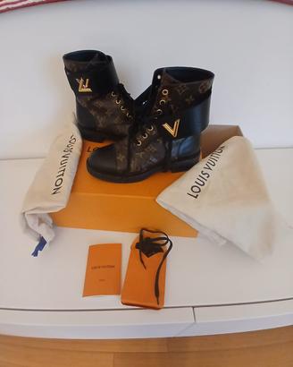 Stivaletti Biker Louis Vuitton - Wonderland n 36.5