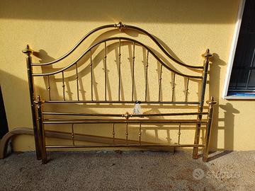 letto in ottone