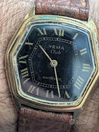 orologio yema meccanico vintage 