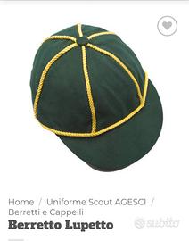 Berretto lupetto scout AGESCI