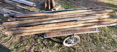 pali in legno 