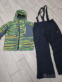 completo sci  per ragazzi 10-12 anni