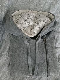Felpa Aw Lab con zip e cappuccio