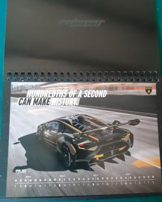 Calendario calendari originali lamborghini 2022