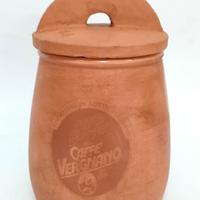 Barattolo di terracotta Caffè Vergnano anni 80 