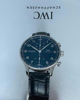 IWC Portoghese Cronografo Blu IW371447