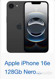 IPHONE 6e Nero 128 gb